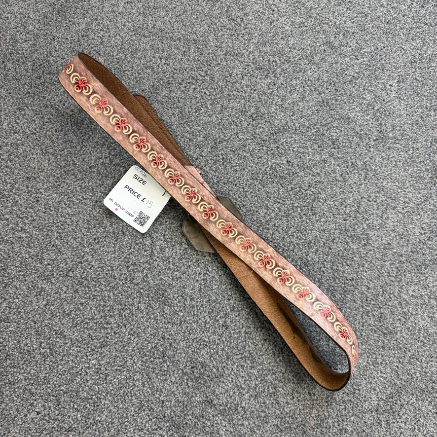 Y2K vintage faux leather belt