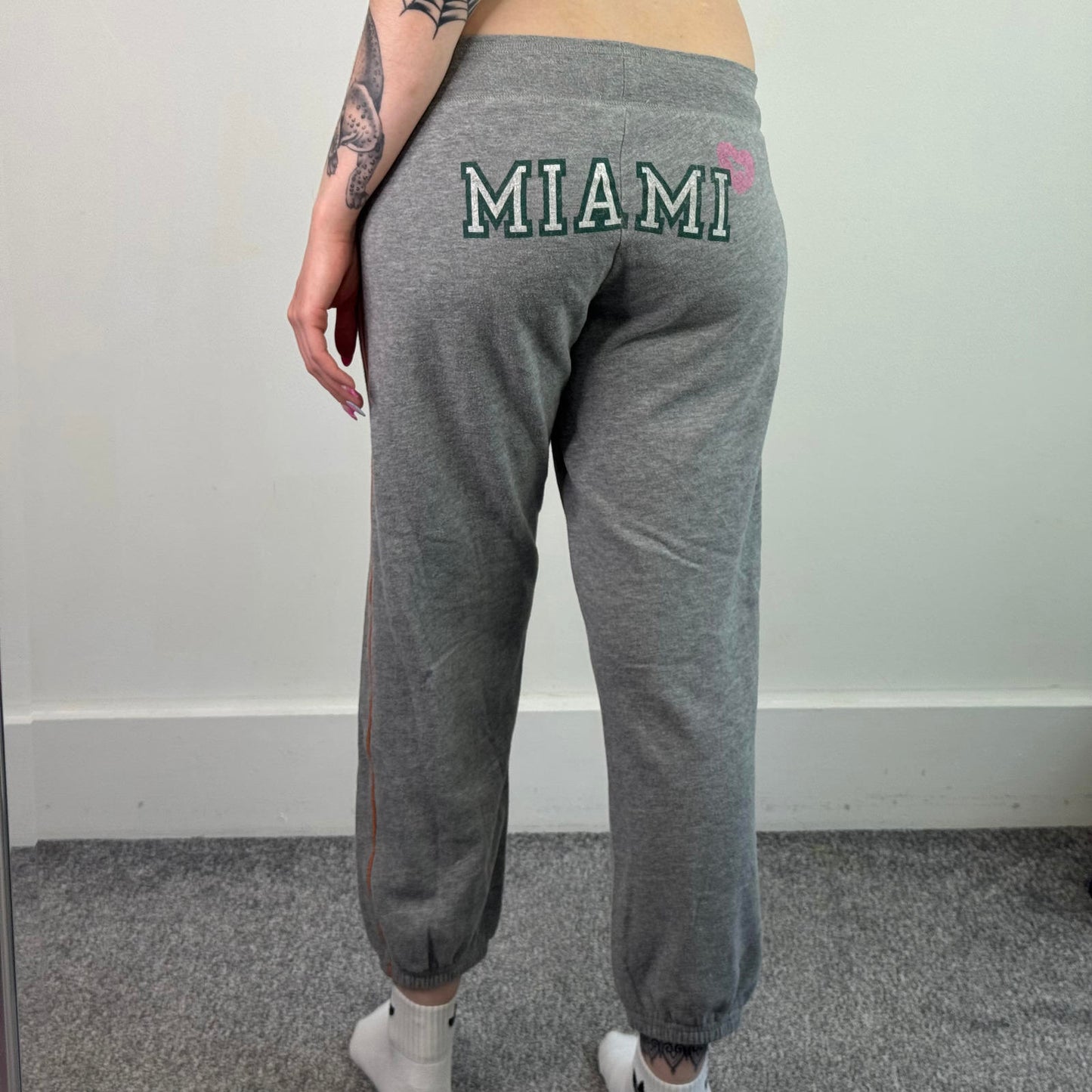 Y2K vintage Victoria's Secret PINK 5th & Ocean capri cropped jogging bottoms