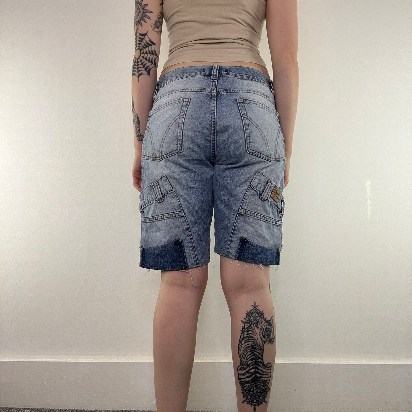 Y2K vintage Dolce & Gabbana denim shorts jorts