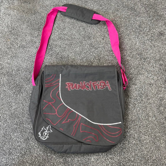 Vintage Punkyfish messenger large side bag