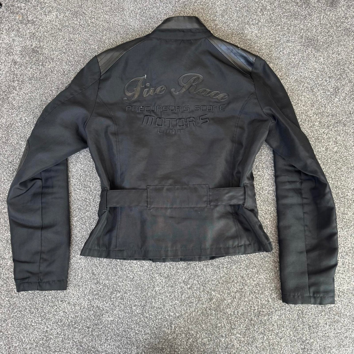 Y2K vintage archive fitted biker jacket