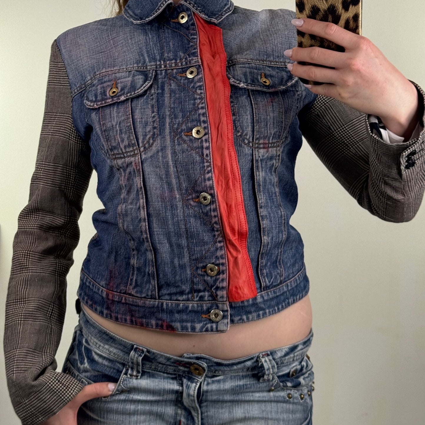 Y2K vintage Dolce & Gabbana Archive Denim Jacket Patchwork