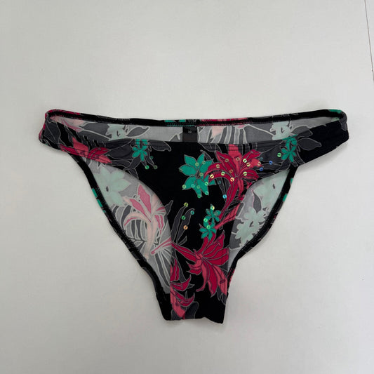 Y2K vintage bikini bottoms floral sequin