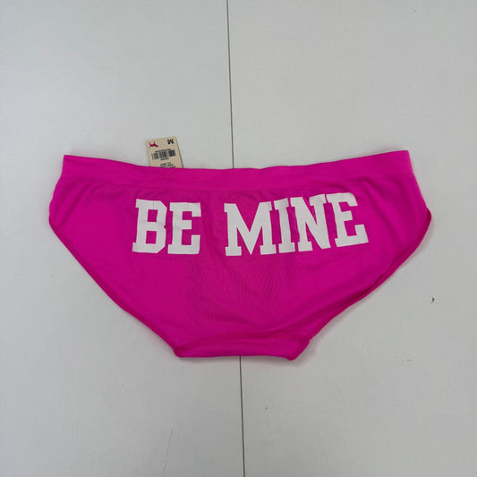 2010 vintage Victoria's Secret PINK extra low rise bikini briefs be mine slogan
