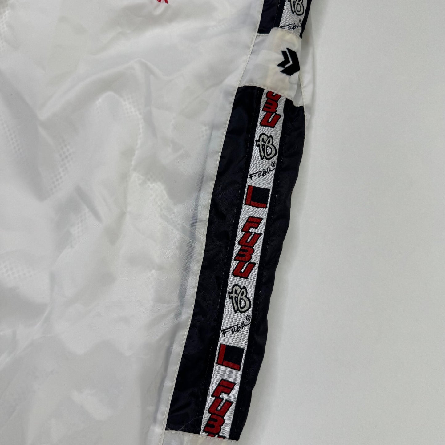 Y2K vintage FUBU joggers shell tracksuit bottoms drawstring