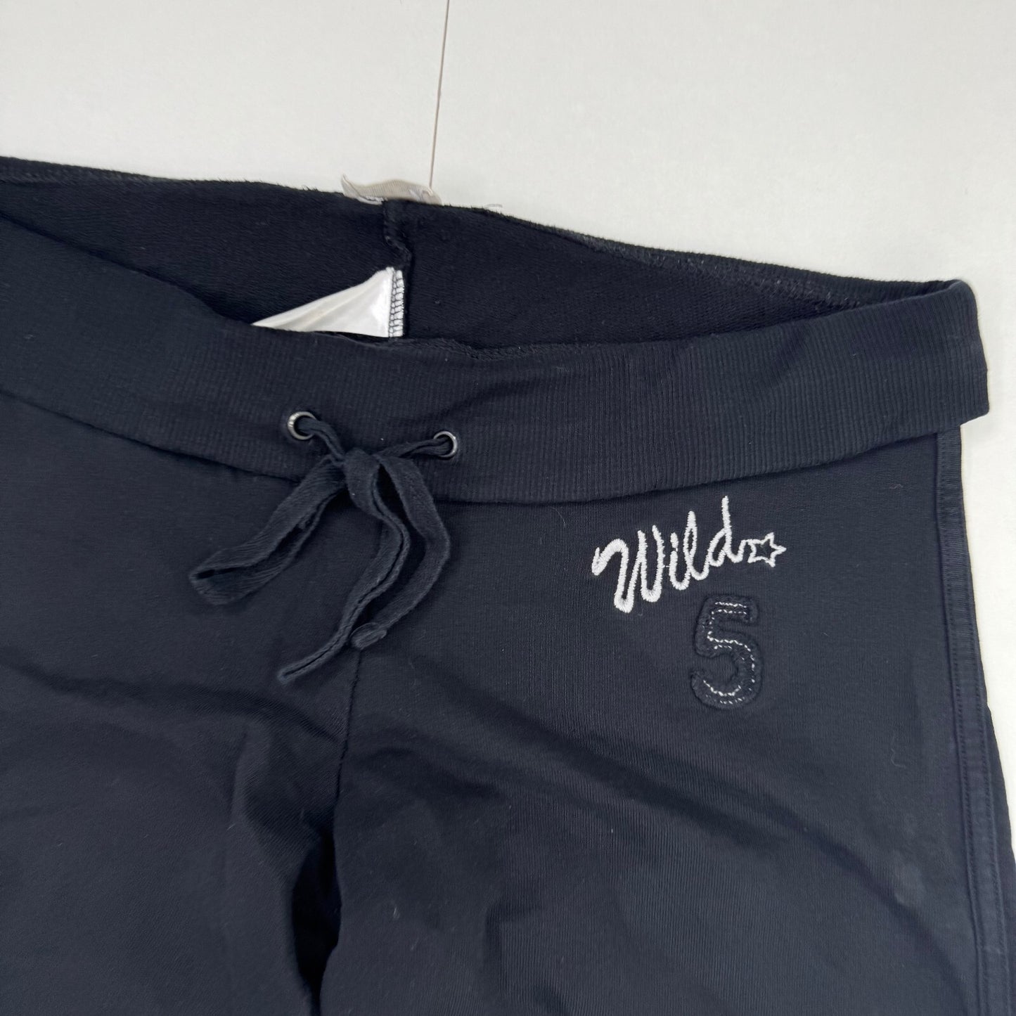 Y2K vintage fold over waistband tracksuit bottoms flare baggy Las Vegas low rise