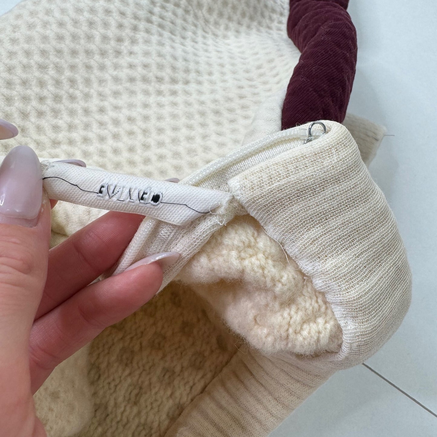 Céline Phoebe Philo 2013 Patchwork Cable Knit Jumper Archive