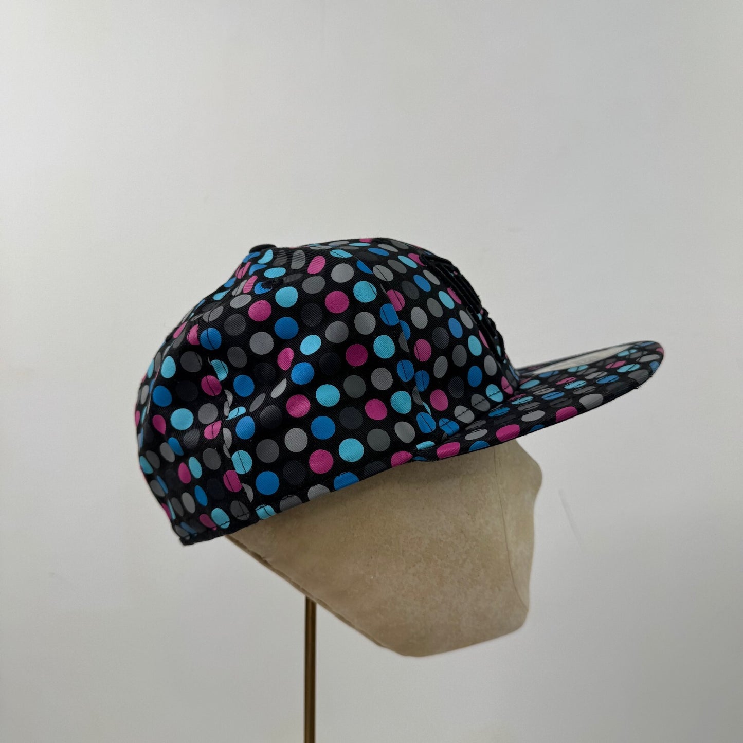 Y2K vintage New Era 59FIFTY “Sample” Fitted Rare Polka Dot Cap Hat Size 7 1/4