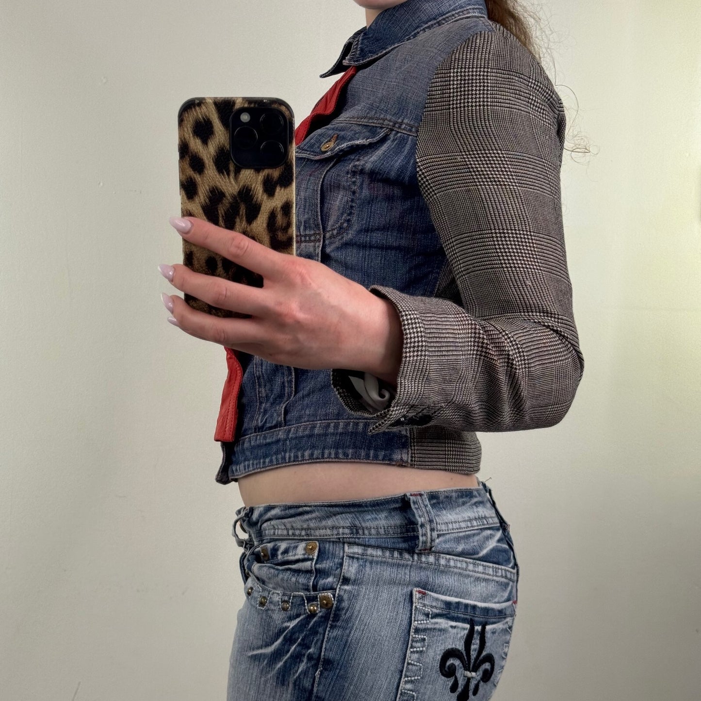 Y2K vintage Dolce & Gabbana Archive Denim Jacket Patchwork