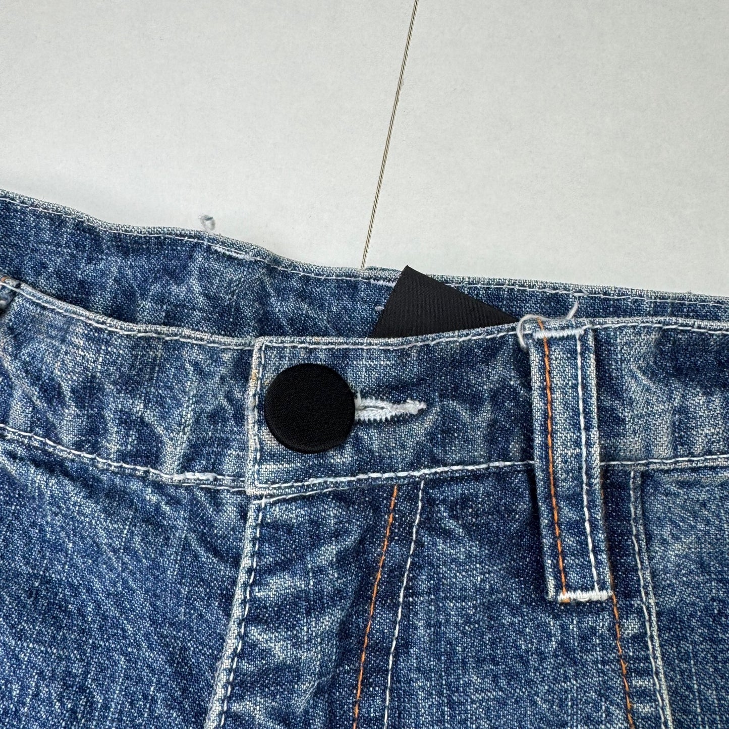 Y2K vintage Rocawear jorts denim shorts baggy patches faded star embroidered