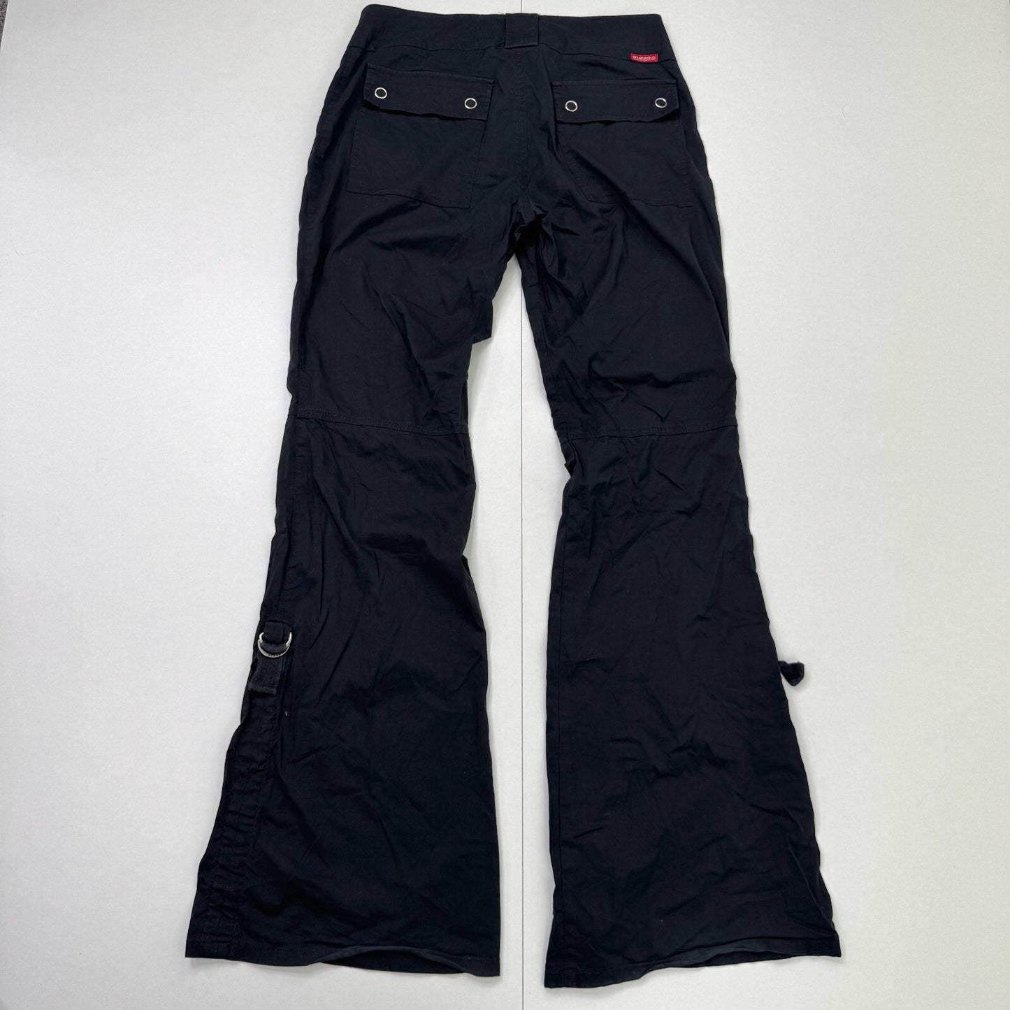 Y2K vintage Guess low rise cargo trousers pants utility baggy pockets stretchy