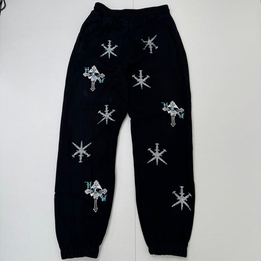 Heaven Can Wait x Unknown London rhinestone joggers