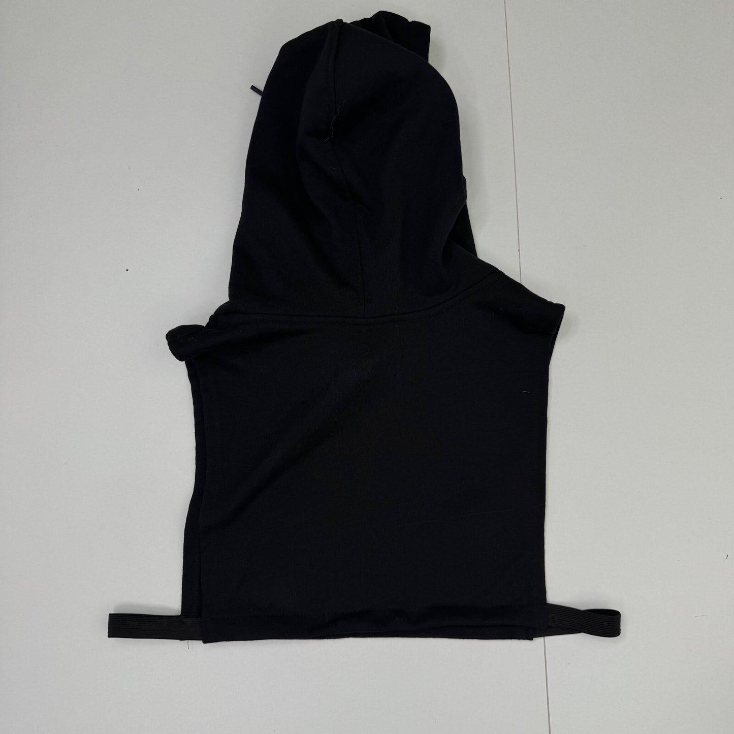 Alexander Wang cropped hoodie drawstring sleeveless pullover black