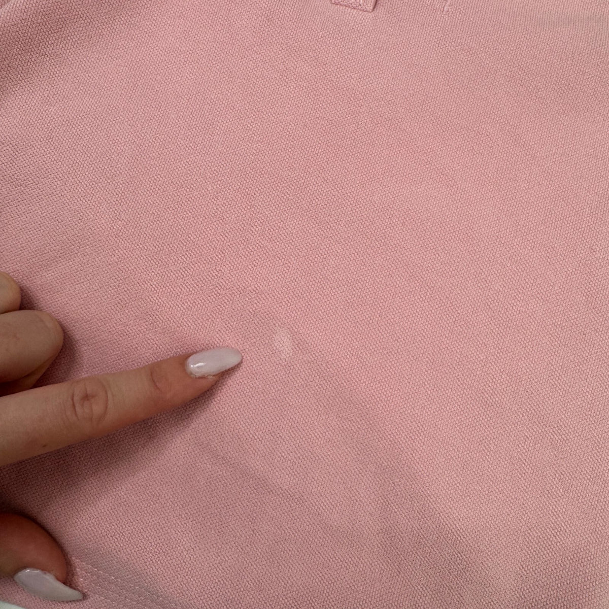 Y2K vintage Timberland polo top henley sleeveless tank collar pale pink