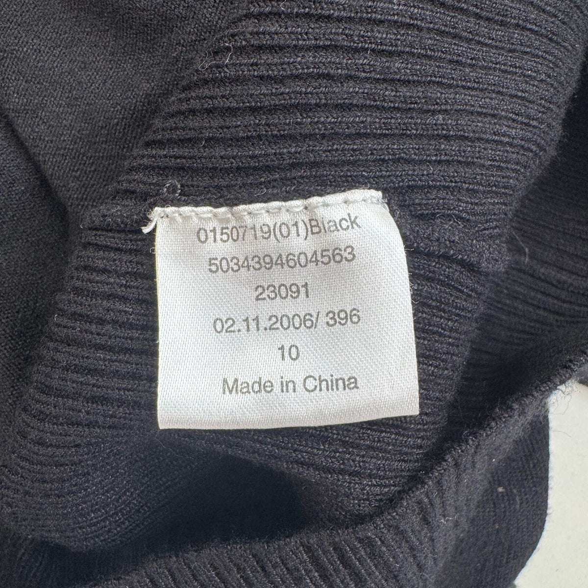 Y2K vintage Jane Norman long sleeve top fine knit collared fitted built in shirt