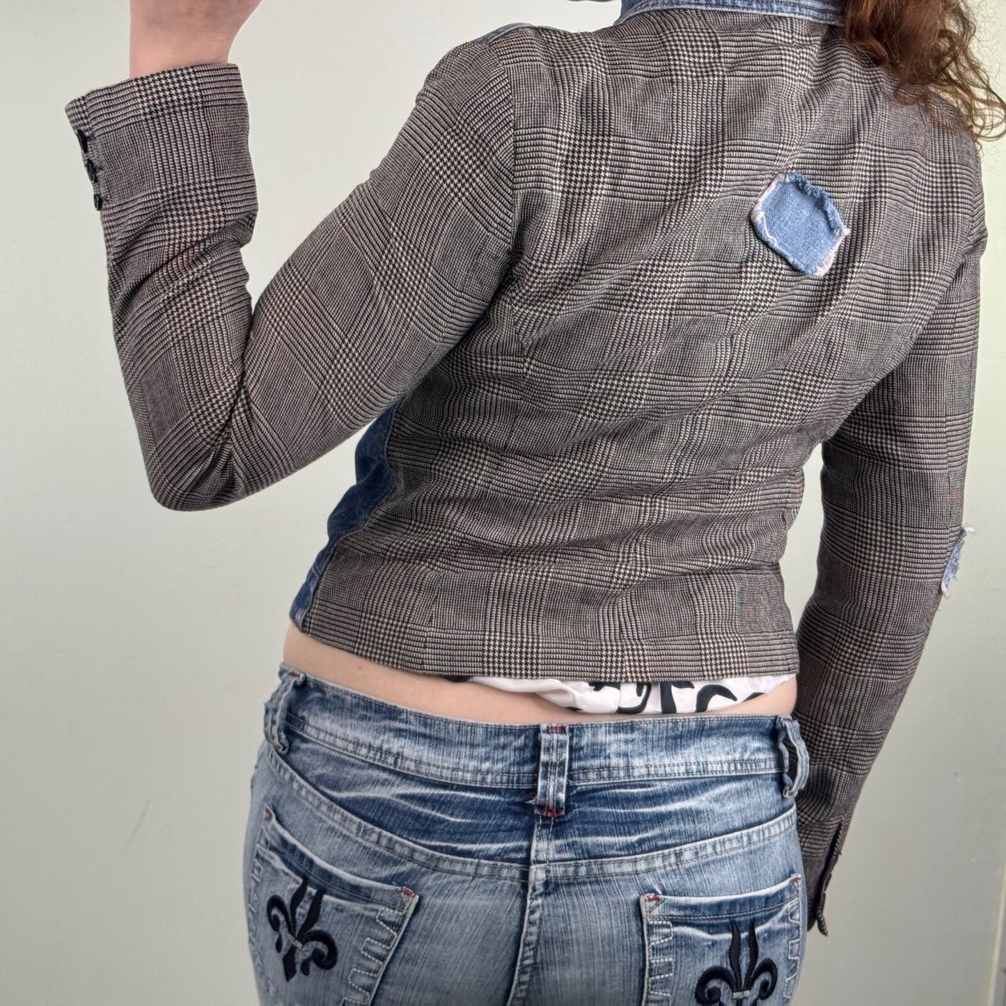 Y2K vintage Dolce & Gabbana Archive Denim Jacket Patchwork