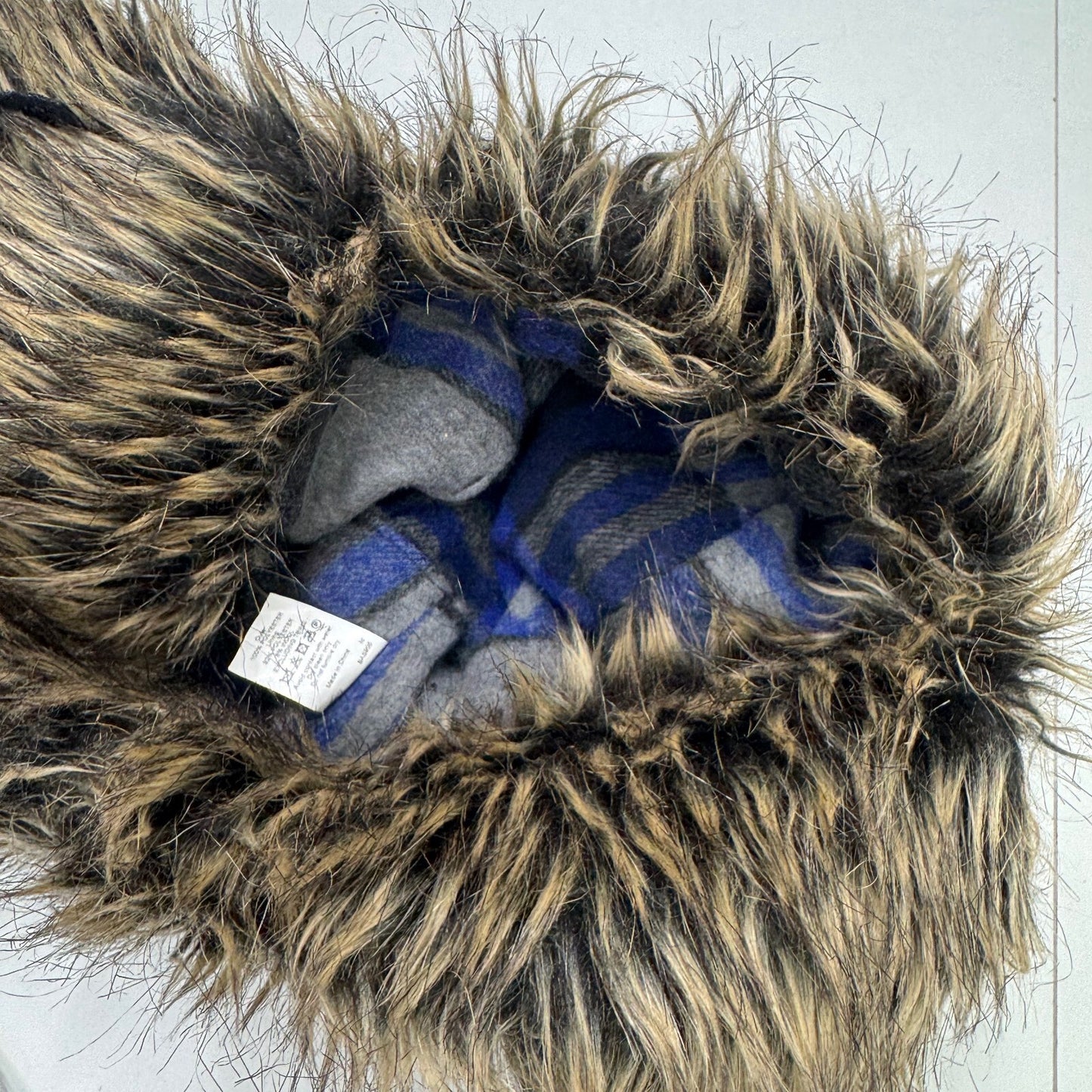 Y2K vintage faux fur trapper hat wool blend lined unisex