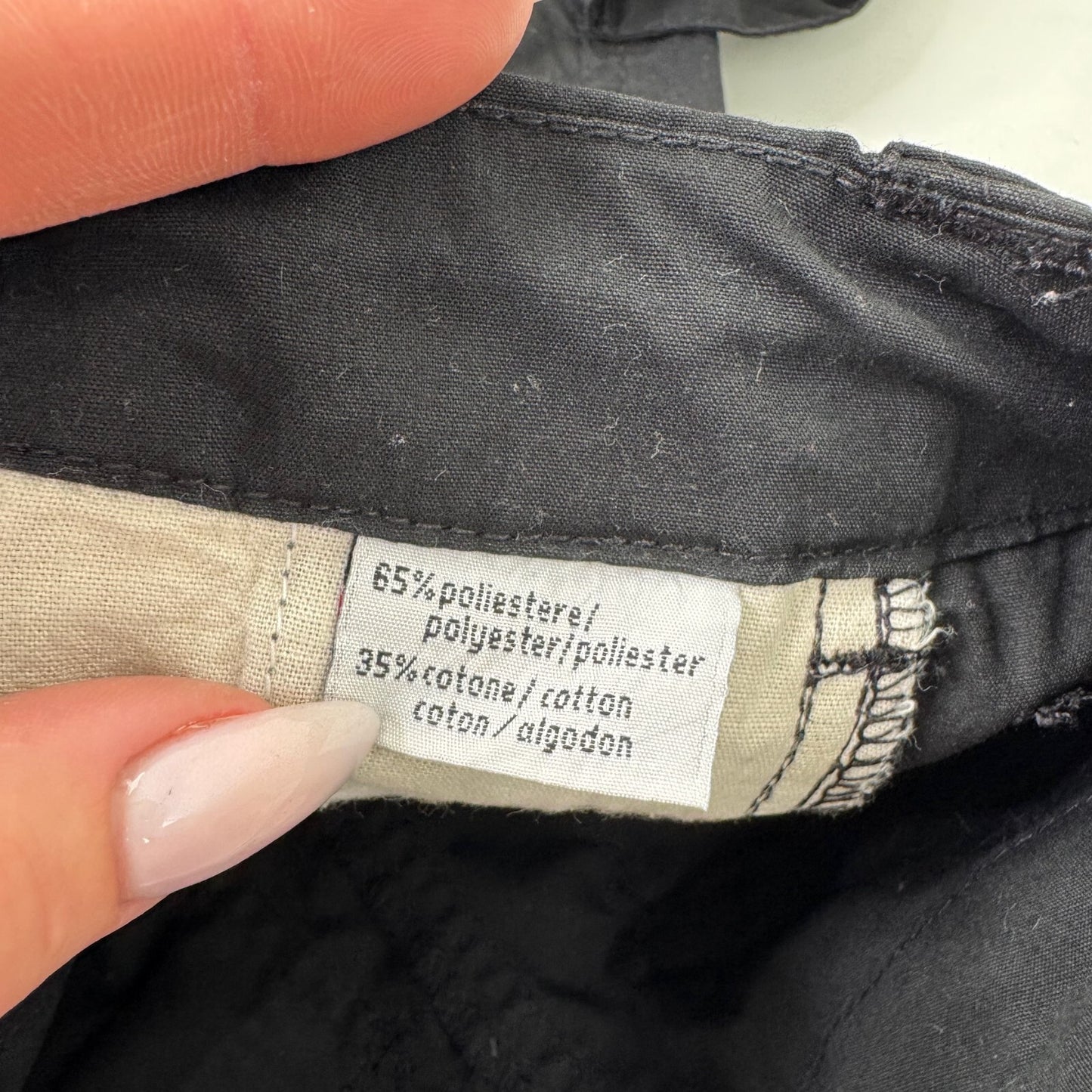 Y2K vintage Criminal Damage baggy shorts cropped cargo utility 3/4 length