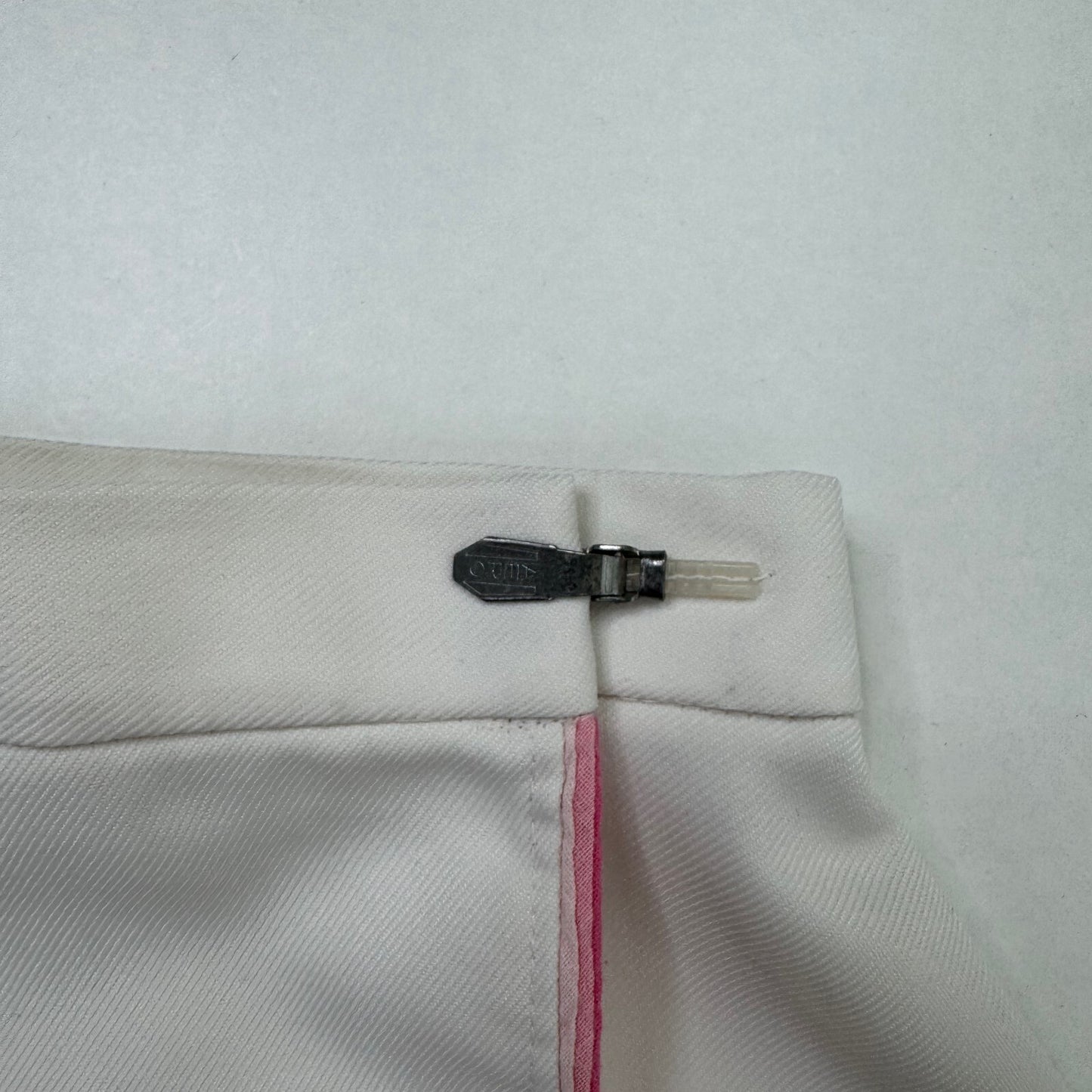 Vintage 80s Fred Perry Tennis Wrap Mini Skirt White Pink Made in England