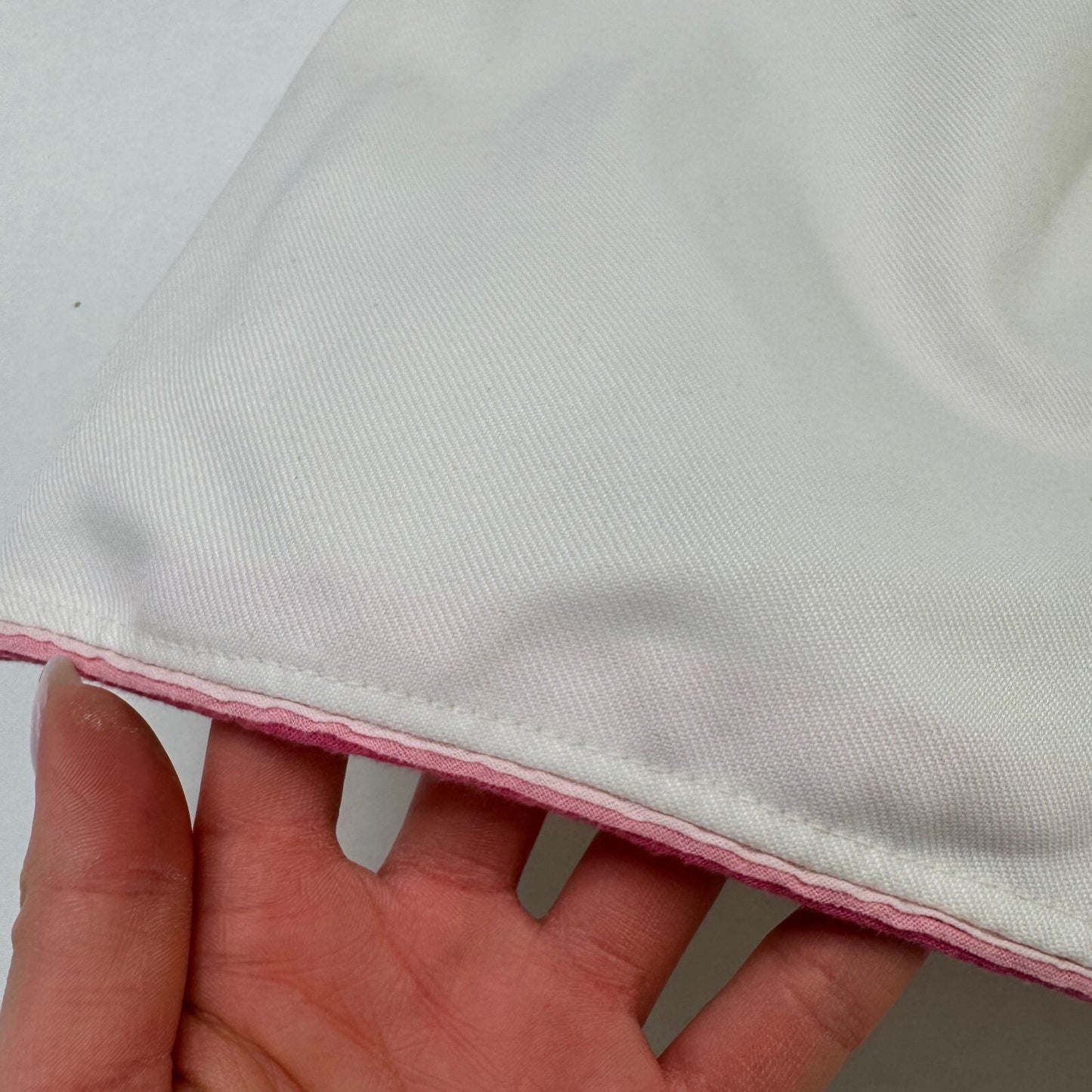 Vintage 80s Fred Perry Tennis Wrap Mini Skirt White Pink Made in England