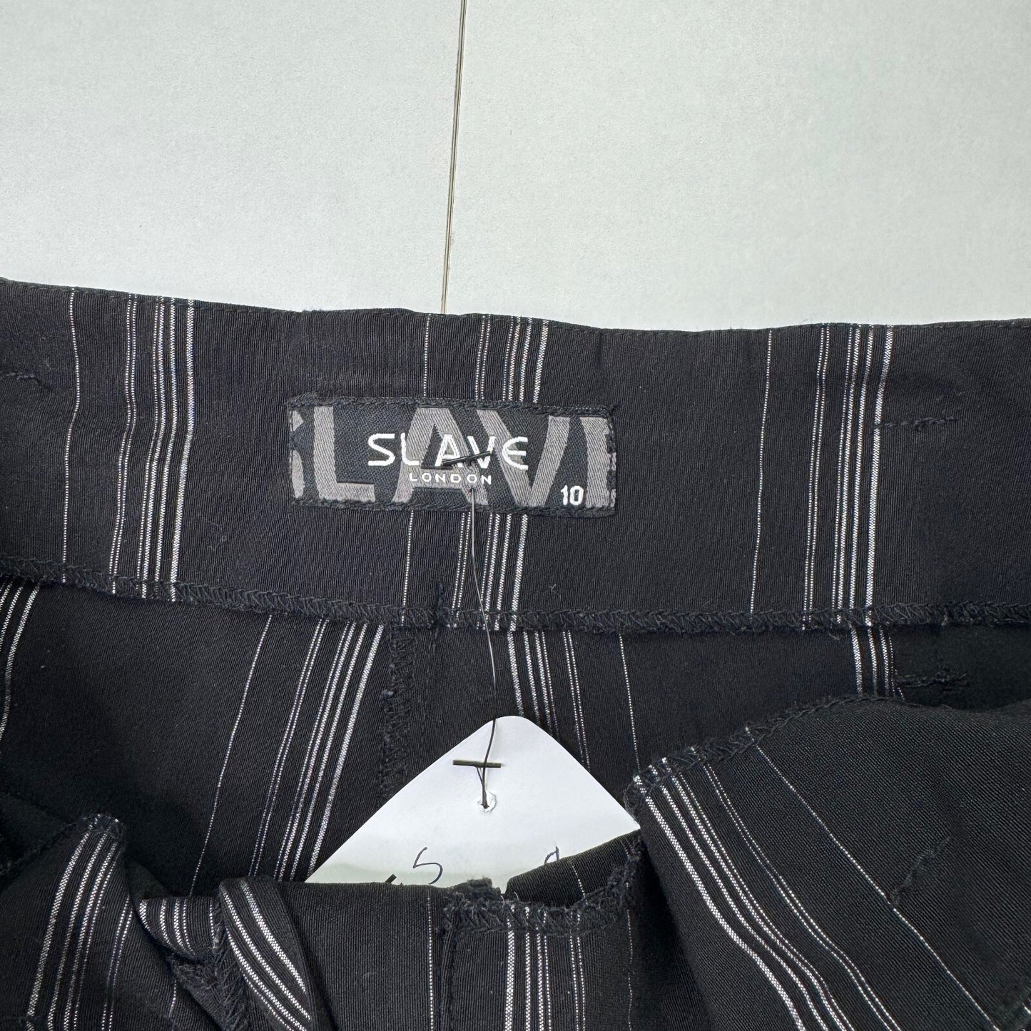 Y2K vintage bootcut trousers stretchy flare pinstripe stripe mid rise