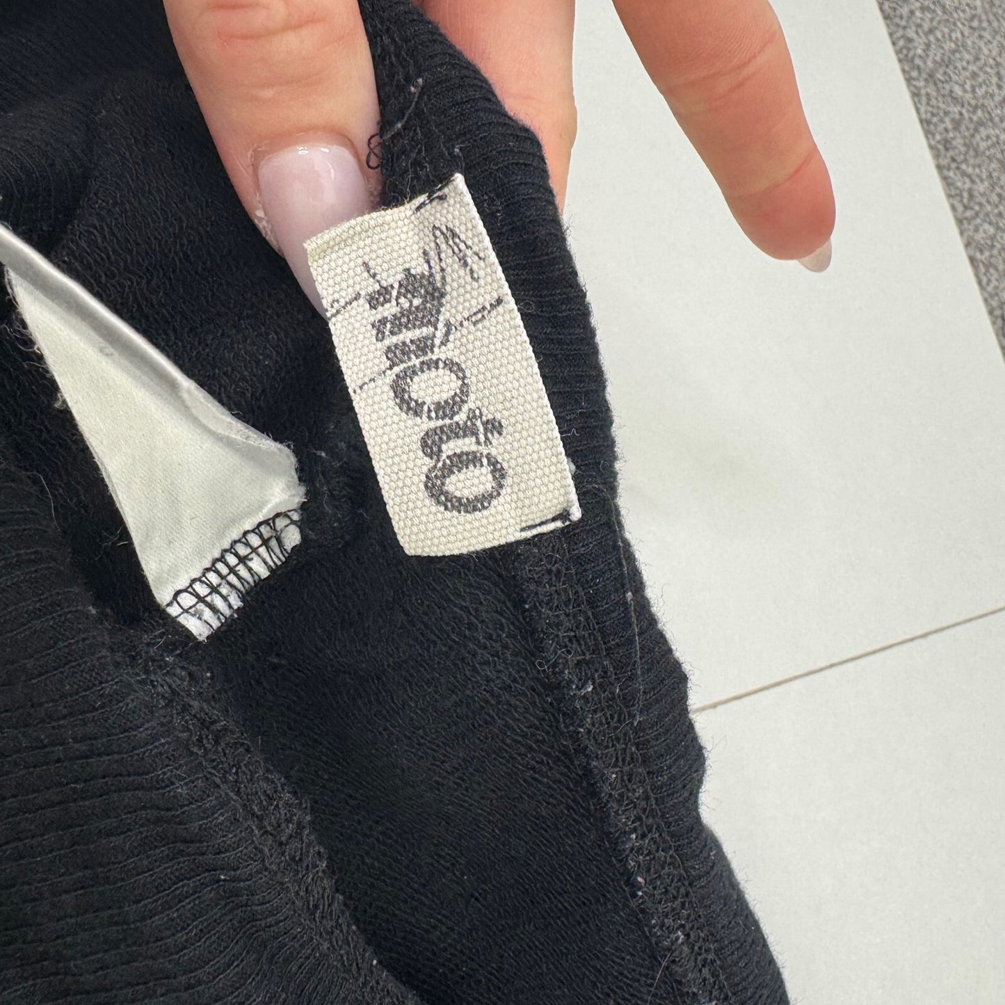 Y2K vintage fold over waistband tracksuit bottoms flare baggy Las Vegas low rise