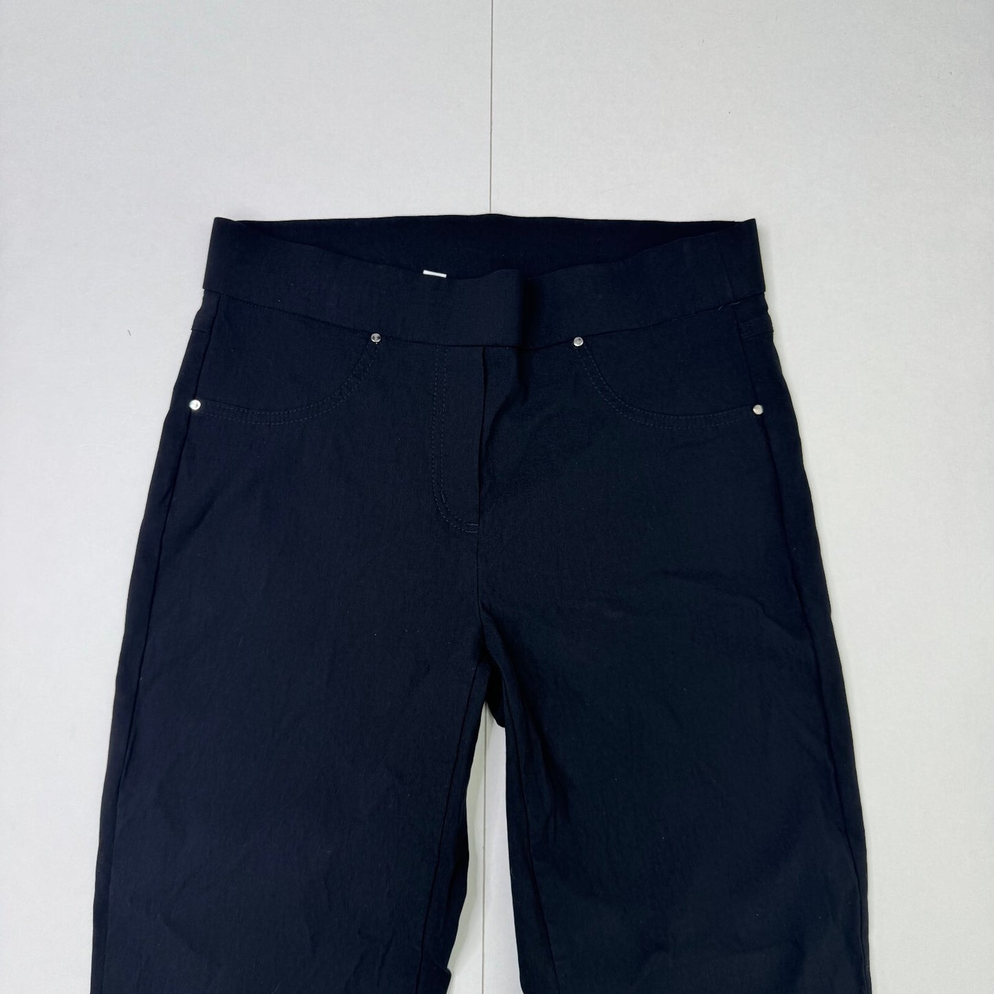 Y2K vintage capri trousers cropped grommet fitted stretchy
