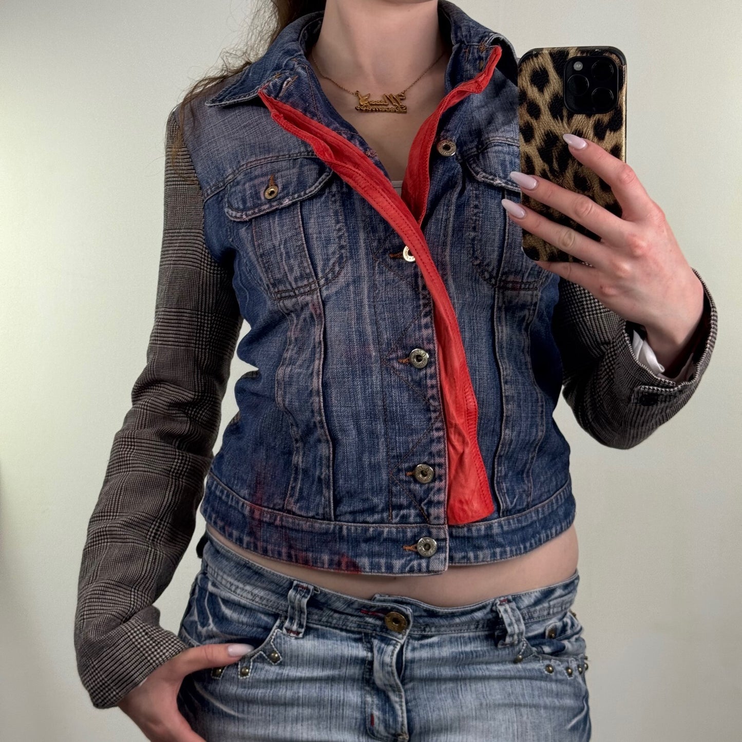 Y2K vintage Dolce & Gabbana Archive Denim Jacket Patchwork
