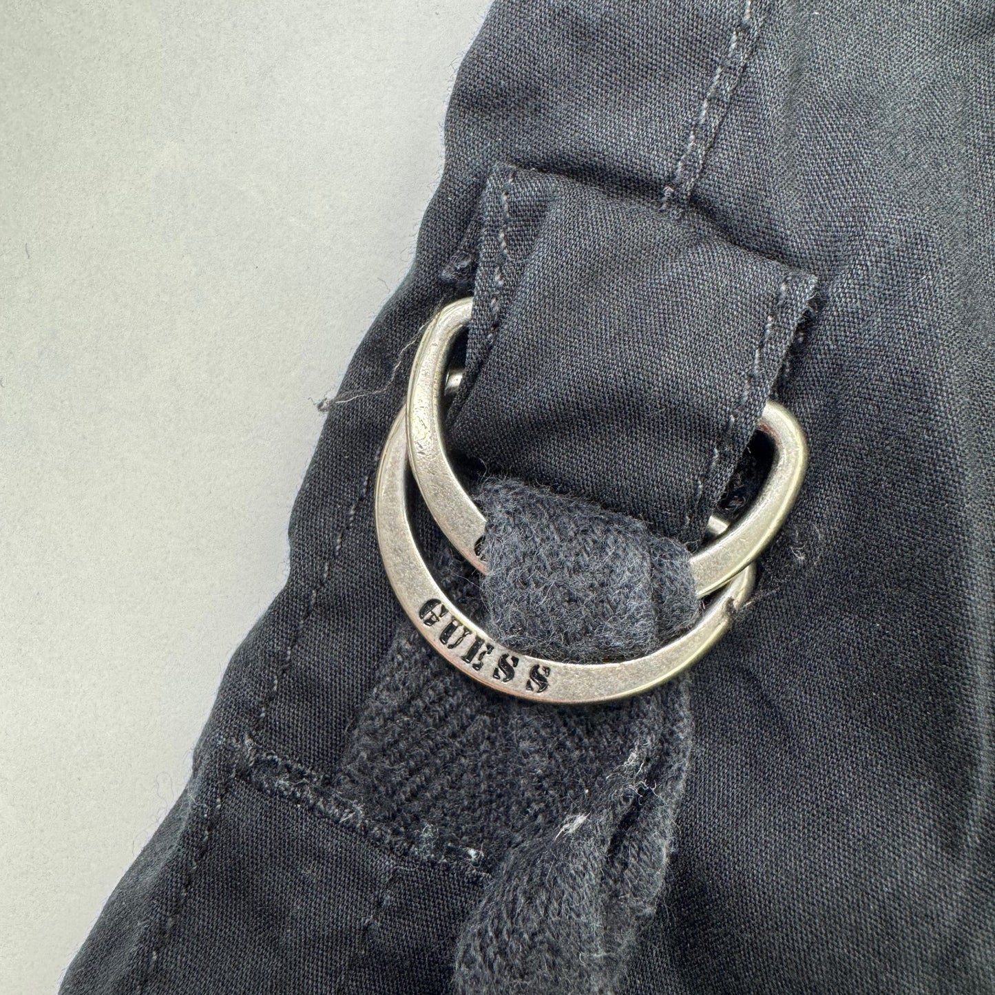 Y2K vintage Guess low rise cargo trousers pants utility baggy pockets stretchy