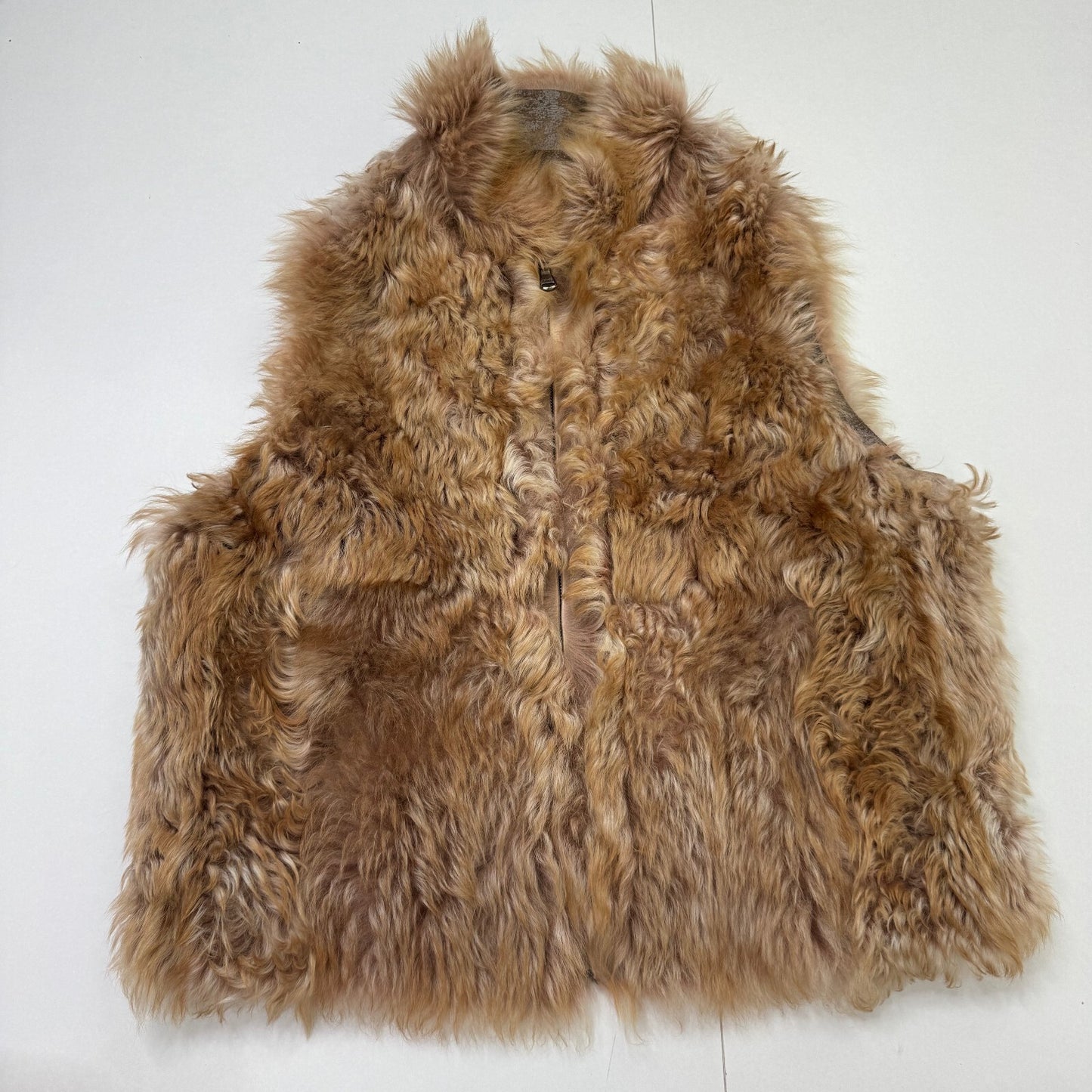 Gushlow & Cole Reversible Toscana Shearling Gilet Genuine Sheepskin Tan Luxury