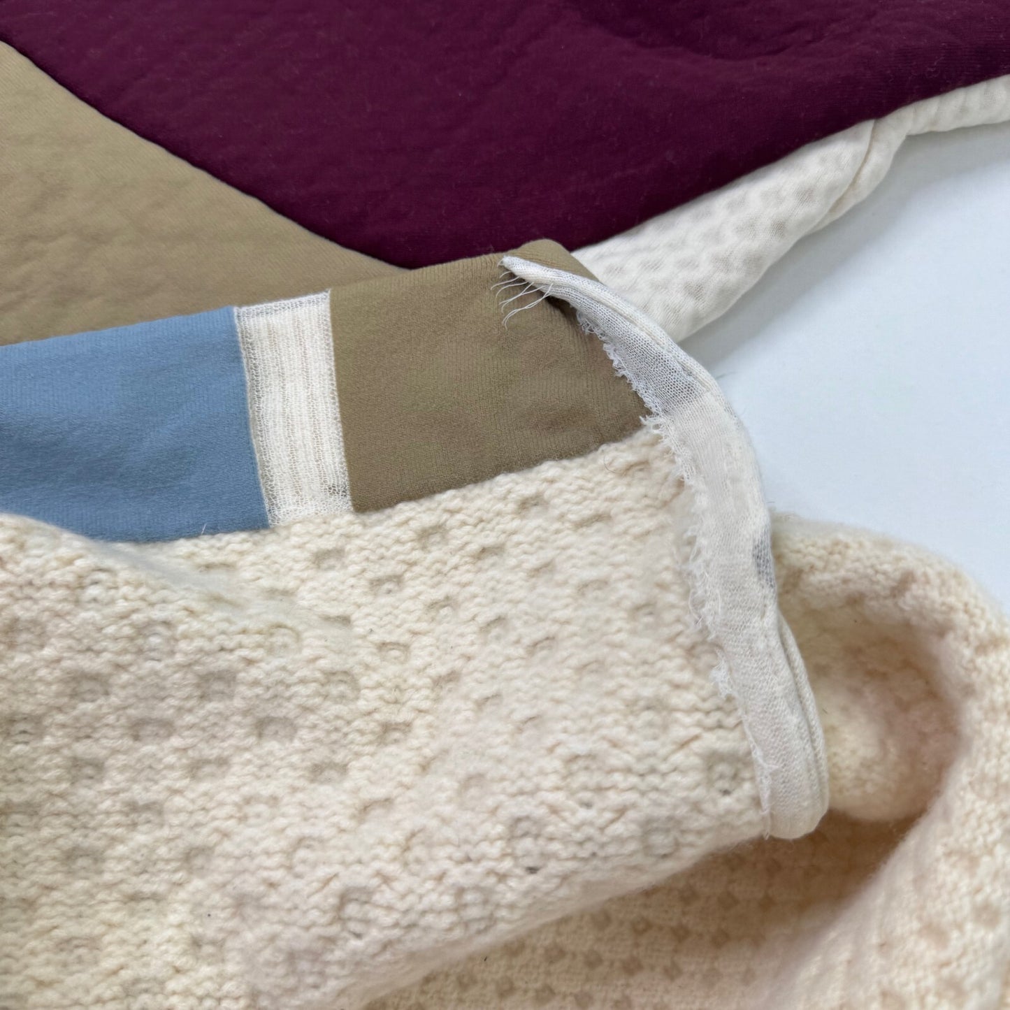Céline Phoebe Philo 2013 Patchwork Cable Knit Jumper Archive