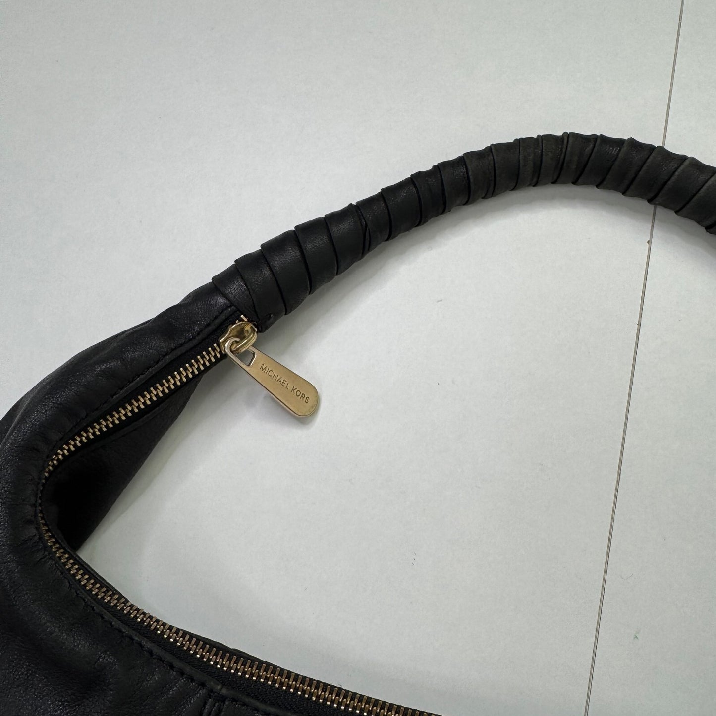 Vintage Michael Kors shoulder bag genuine leather chain boho slouchy medium