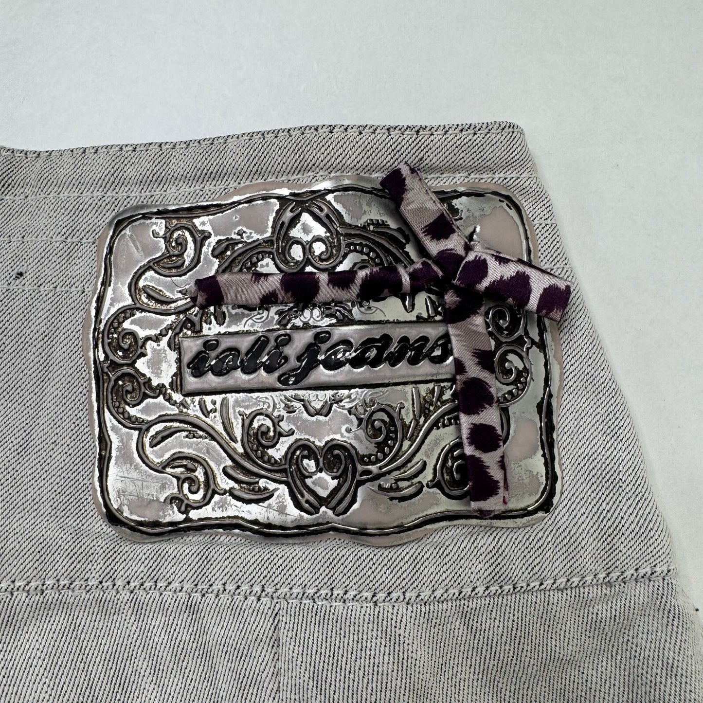 Y2K vintage denim mini shorts mid rise popper buttons side pockets chino