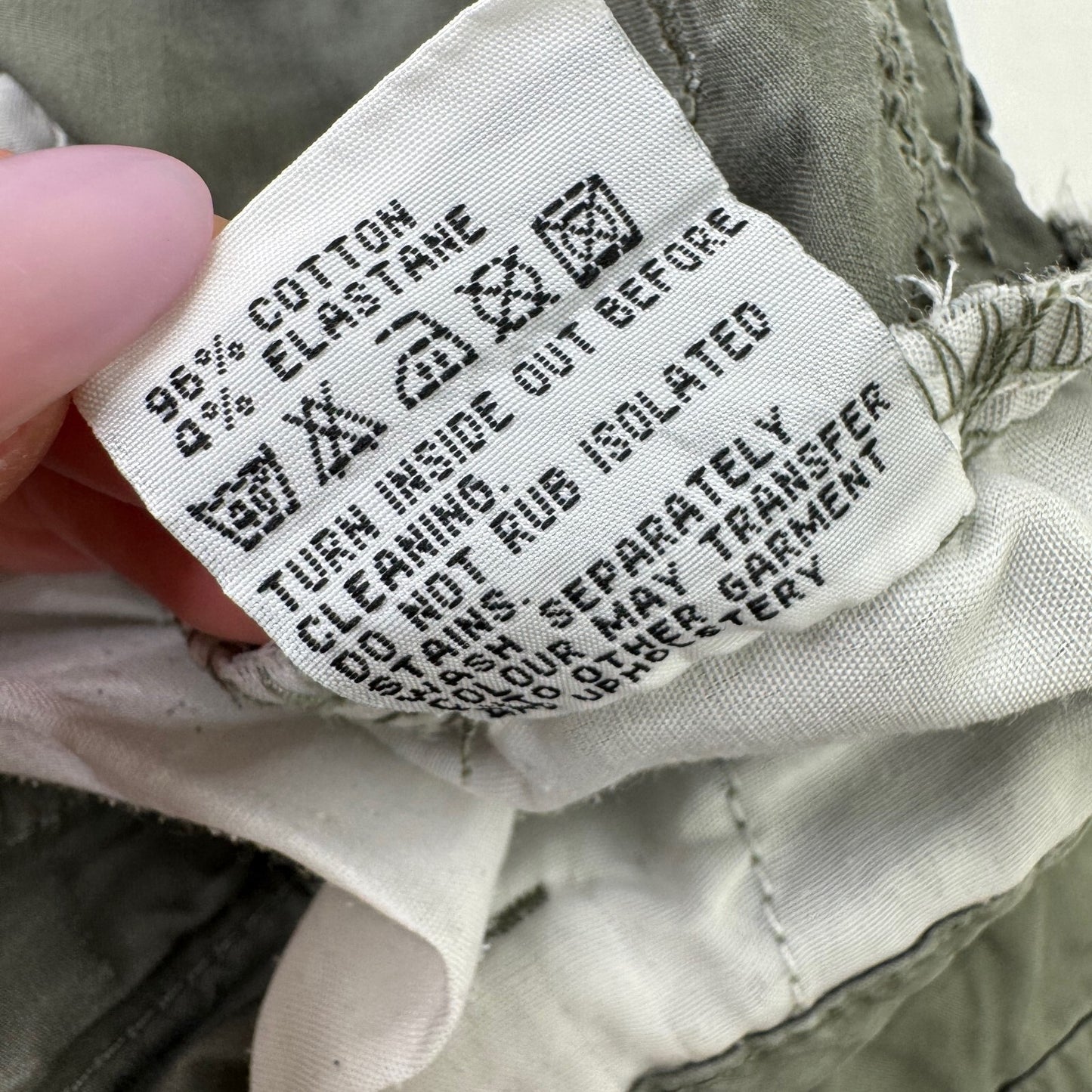 Y2K vintage Jane Norman cargo trousers low rise utility baggy khaki pockets