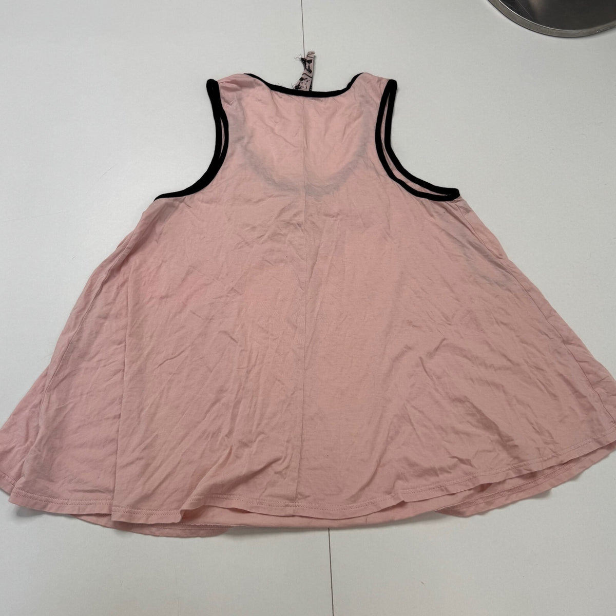 Y2K vintage tank top bow coquette baggy baby pink black