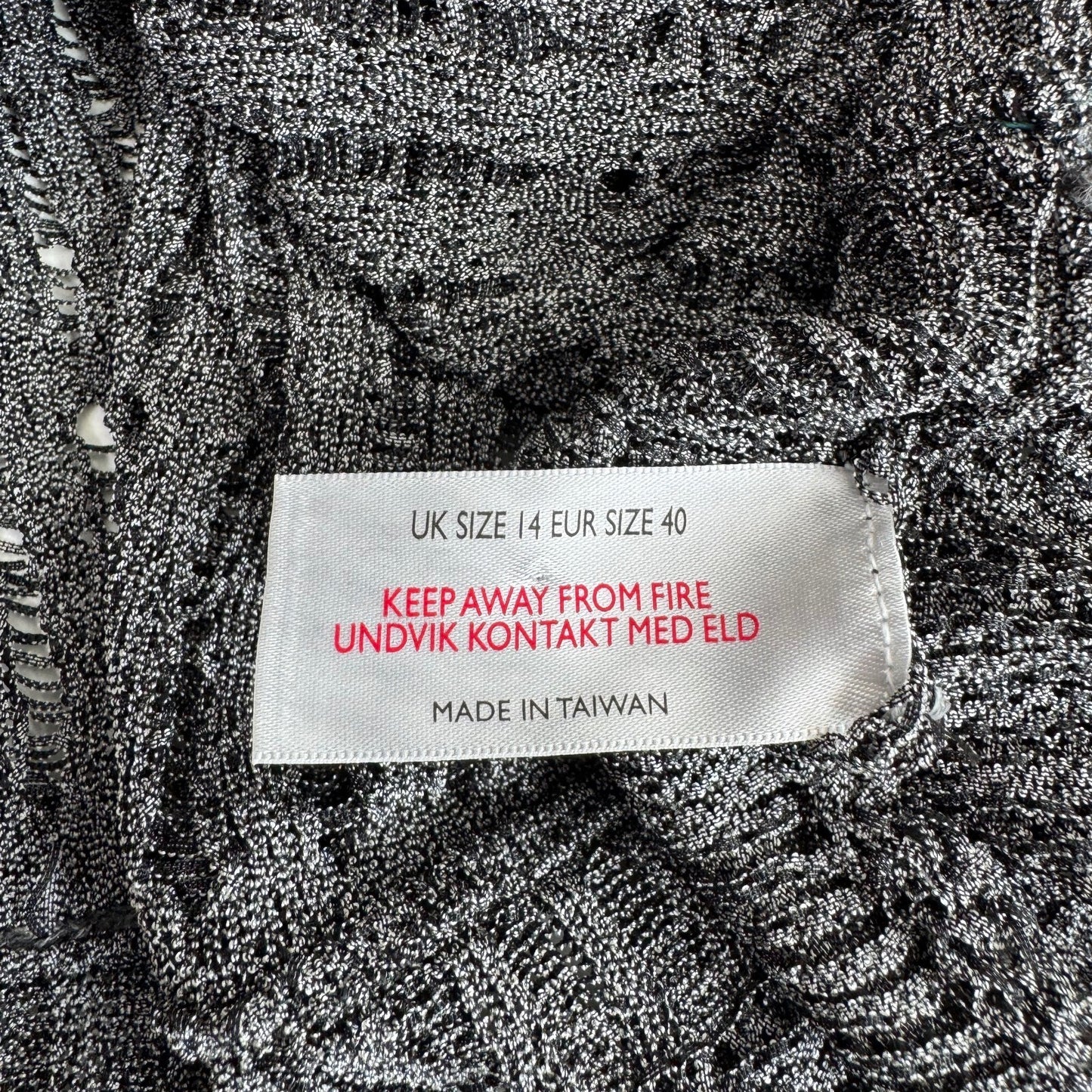 Y2K vintage fine knit cardigan frilly flare sleeve ruffle marl grey sheer v neck
