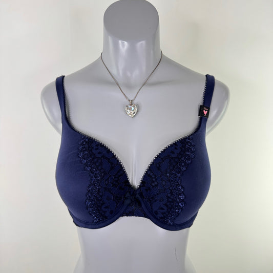 Victoria's Secret bra perfect shape lace navy- new