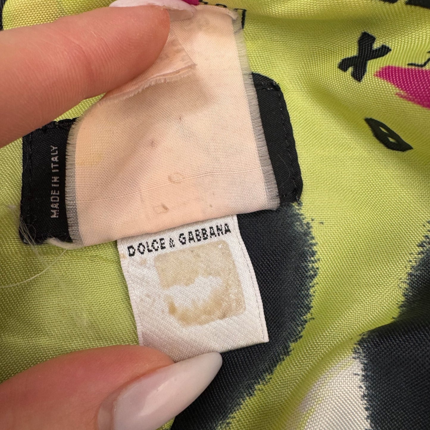 Y2K vintage Dolce & Gabbana Archive Denim Jacket Patchwork