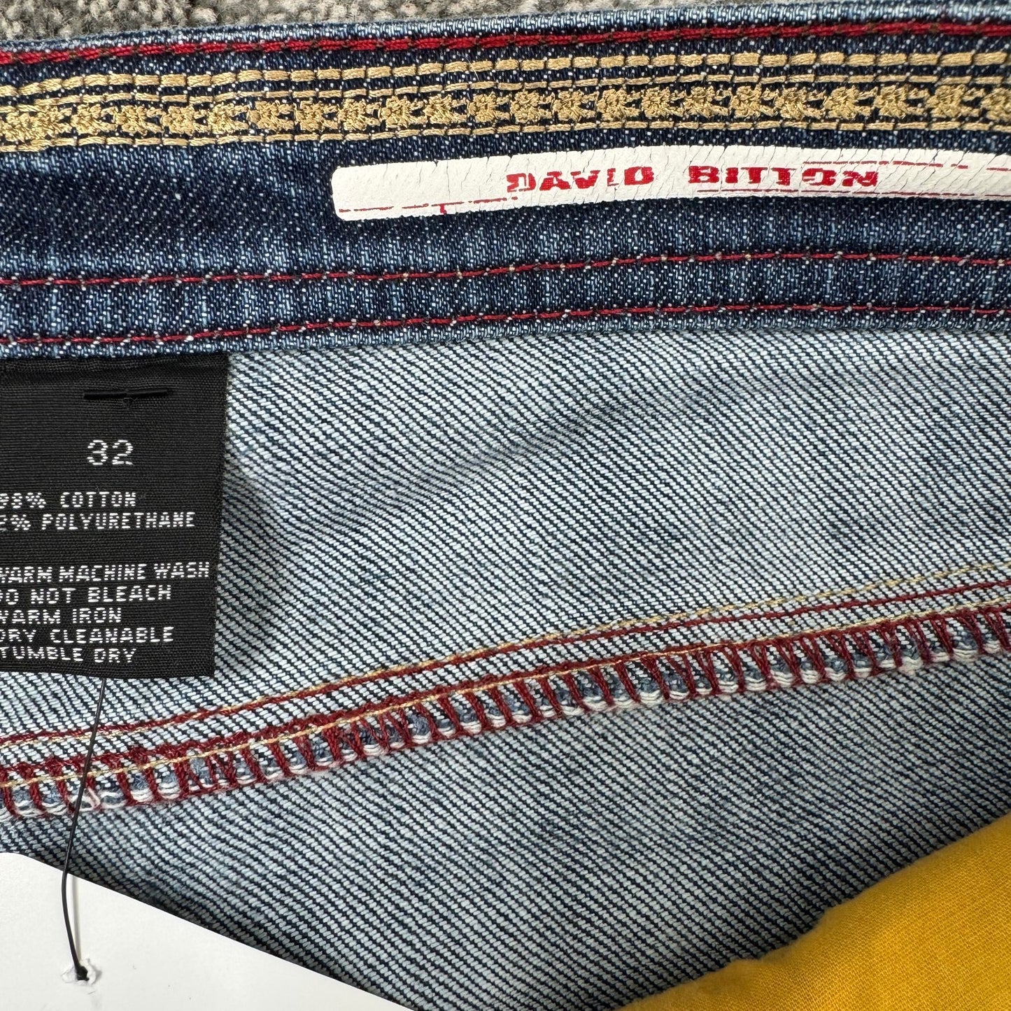 Y2K vintage bootcut denim jeans embroidery dark faded wash sequin distressed