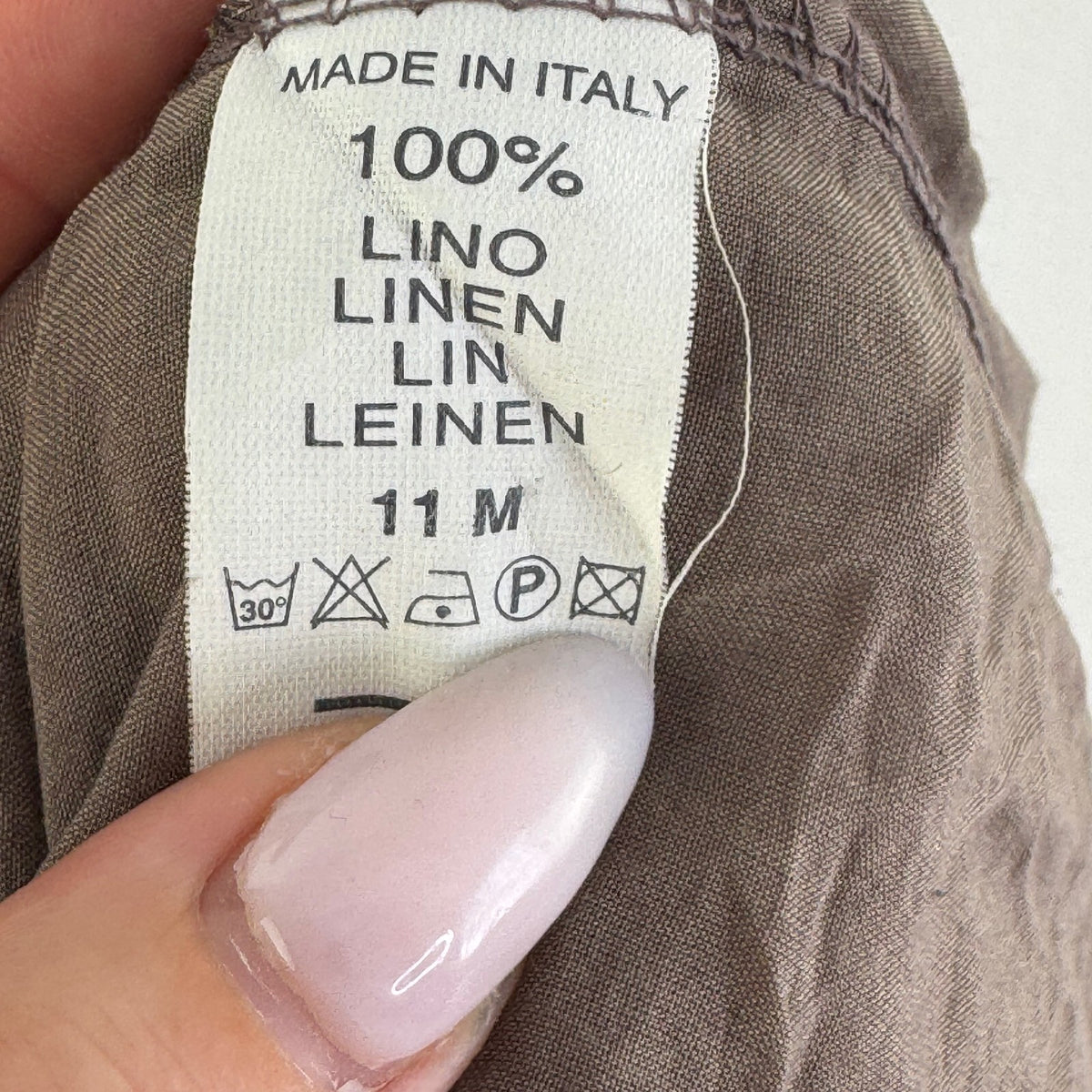 Vintage 100% linen tank top square neck ruffle button up sleeveless blouse