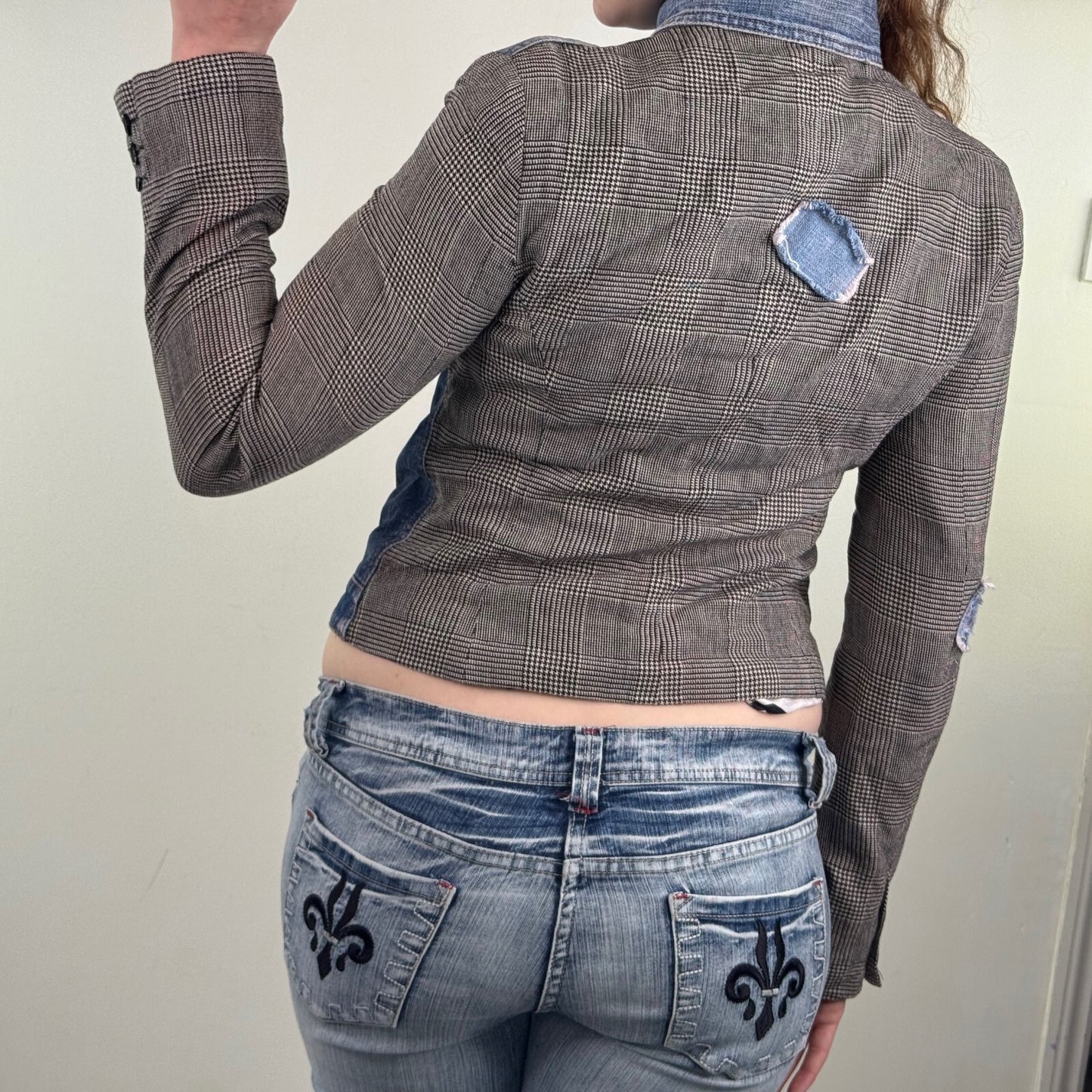 Y2K vintage Dolce & Gabbana Archive Denim Jacket Patchwork