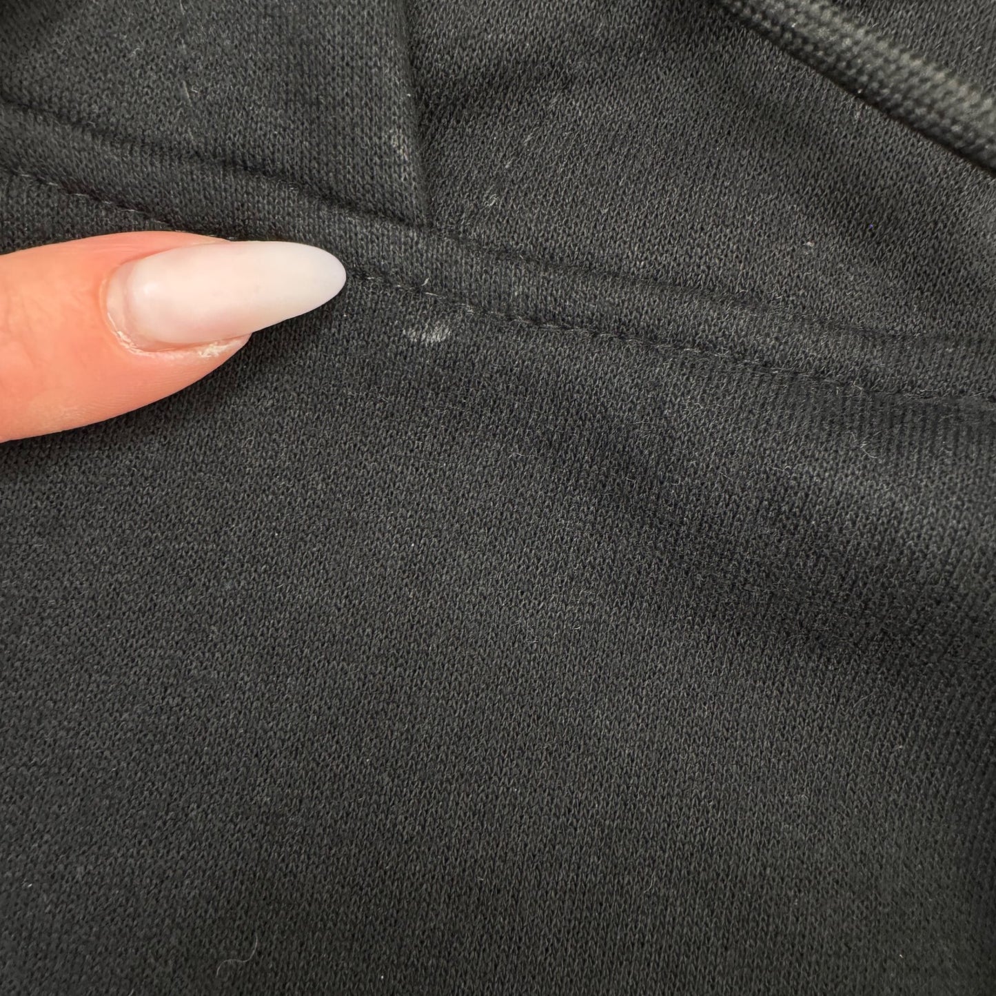 Alexander Wang cropped hoodie drawstring sleeveless pullover black