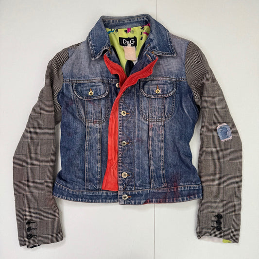Y2K vintage Dolce & Gabbana Archive Denim Jacket Patchwork