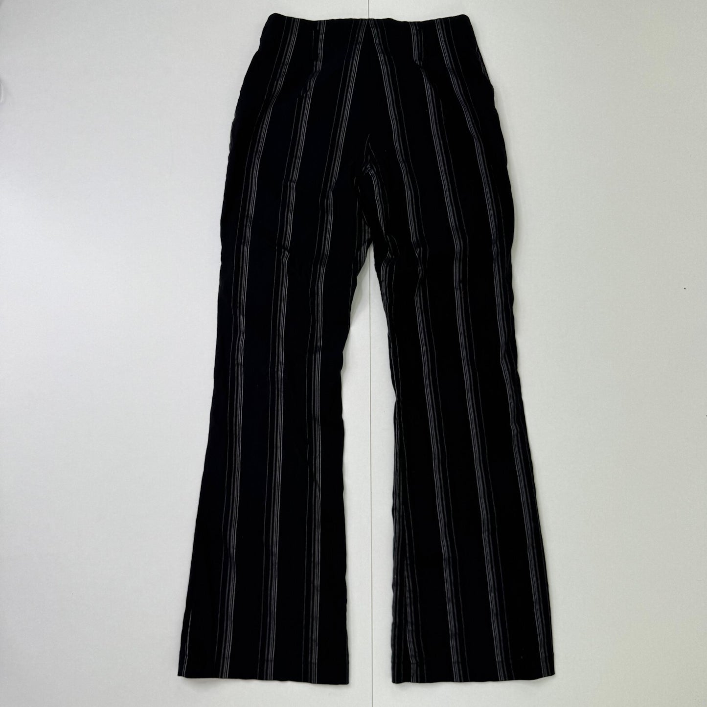 Y2K vintage bootcut trousers stretchy flare pinstripe stripe mid rise