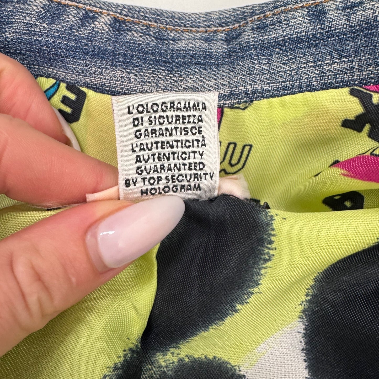 Y2K vintage Dolce & Gabbana Archive Denim Jacket Patchwork