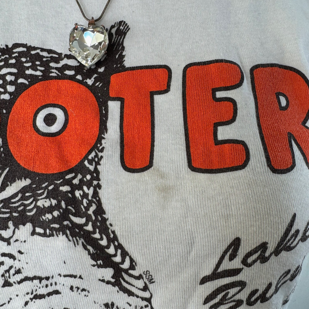Y2K vintage Hooters t-shirt short sleeve top graphic print Orlando