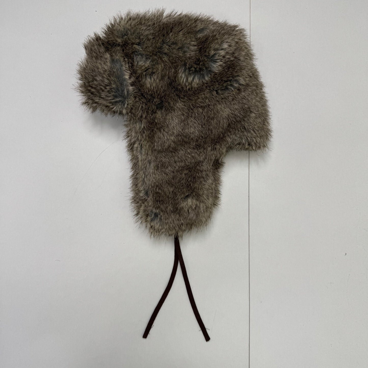Y2K vintage trapper faux fur hat dark brown unisex