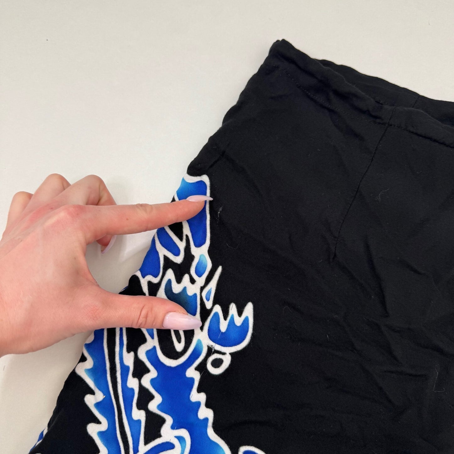 90s Y2K vintage dragon trousers lightweight baggy adjustable drawstring