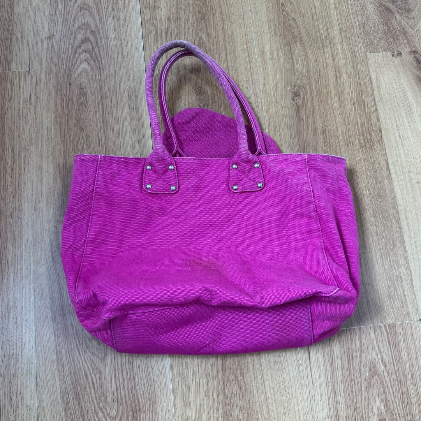 Y2K vintage Gap large tote canvas reversible houndstooth pouch pink white