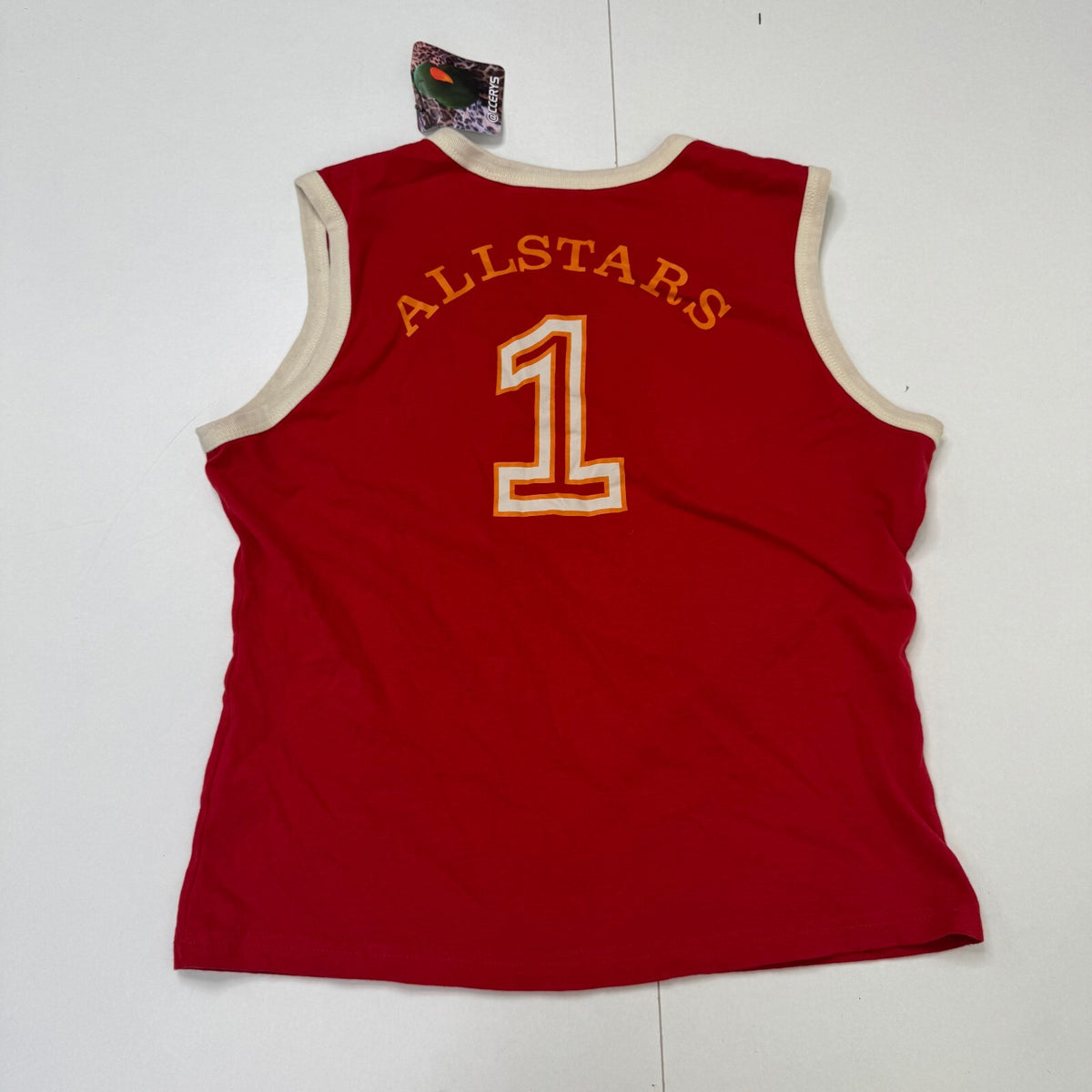Elvis Ringspun Allstars tank top red graphic print